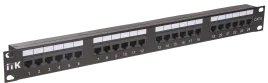 1U патч-панель кат.6 UTP, 24 порта (IDC Dual)