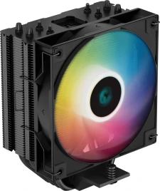 Кулер Deepcool AG400 Bk ARGB Soc-AM5/AM4/1200/1700/1851 черный/белый 4-pin 31.6dB Al+Cu...