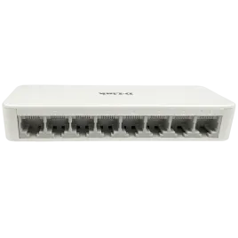 Коммутатор/ DES-1008C Коммутатор, 8x100Base-TX, корпус пластик