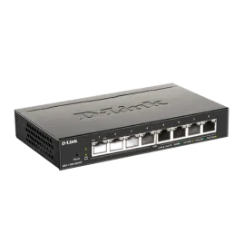 Коммутатор/ DGS-1100-08PV2 Управляемый L2 PoE-коммутатор, 8х1000Base-T