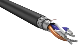 ITK Кабель RS-485 1х2х0,6 нг(А)-HF черный (200м)