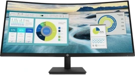 Монитор HP 34" P34hc G4 черный VA 21:9 HDMI матовая HAS 250cd 178гр/17