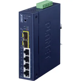 коммутатор/ PLANET IGS-4215-4T2S IP30 Industrial L2/L4 4-Port 10/100/1