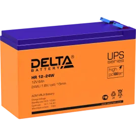 Батарея DELTA серия HR-W, HR 12-24 W, напряжение 12В, емкость 6Ач (раз
