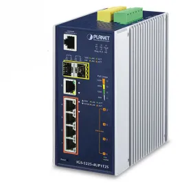 коммутатор/ PLANET IP30 Industrial L2+/L4 4-Port 60W 1000T Ultra PoE+