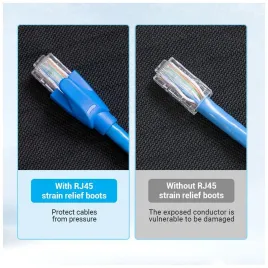 Колпачки изолирующие Vention IODO0-50 для разъемов RJ-45 (50шт.) - Ора
