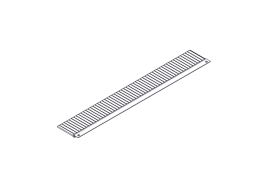 Horizontal bottom seal for cabinets of the Uniprom series, 750 mm wide