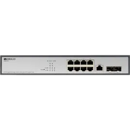 Коммутатор/ Managed L2 Switch 8x1000Base-T, 2x1000Base-X SFP, RJ45 Con