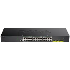 Коммутатор/ DGS-1250-28X Smart L2 Switch 24x1000Base-T, 4х10GBase-X SF