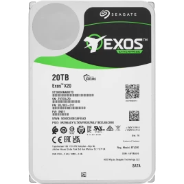 Модуль памяти/ HDD Seagate SATA3 20Tb Exos X20 7200 256Mb OFFICIAL REC