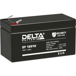 Батарея DELTA серия DT, DT 12012, напряжение 12В, емкость 1.2Ач...