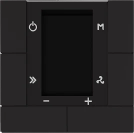 Donel Многофункциональный термостат KNX, 55 мм ЖК-экран, 2 интерфейса,