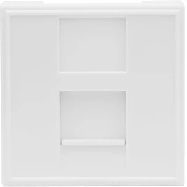 Donel Розетка DEC RJ45 UTP кат.5e, 2мод., бел. (45х45мм), серия (тип)