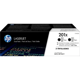 Тонер-картридж набор из 2 шт/ HP 201X 2-pack High Yield Black Original