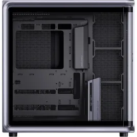 Корпус без блока питания/ Case JONSBO BO400CG, Midi-Tower, TG, no fan, 2xUSB-A 3.0 + 1xUSB-C 3.2, ATX, mATX, mITX Grey