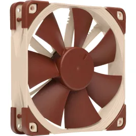 Кулер для корпуса/ Case Cooler Noctua NF-F12 5V PWM (120x120x25mm, 4-pin PWM, 54.97CFM, 22.4dBA, 1500RPM, Beige/Brown)