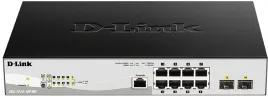 Коммутатор/ DGS-1210-10P/ME/B Managed L2 Metro Ethernet Switch 8x1000B