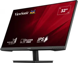 Монитор ViewSonic 31.5" VA3209-MH черный IPS LED 4ms 16:9 HDMI M/M мат