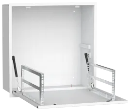 ITK LINEA R Шкаф встр. потол. 4U 600х600мм дв. мет. белый