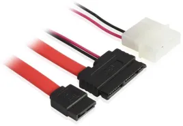 Greenconnect micro SATA - SATA II, molex 0.5м