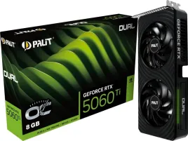 Видеокарта PCIE16 RTX5060TI 8GB PA-RTX5060Ti DUAL OC 8GB PALIT
