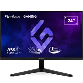 Монитор ViewSonic 23.8" VX24G1-HD черный IPS LED 1ms 16:9 HDMI матовая 1000:1 300cd 178гр/178гр 1920x1080 180Hz DP FHD 4.1кг