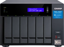 Сетевое хранилище без дисков/ SMB QNAP TVS-672XT-i3-8G 6-Bay NAS, Inte