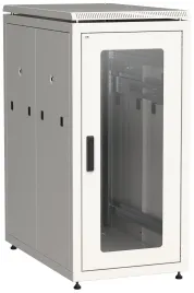 Шкаф сетевой 19" LINEA N 18U 600х1000 мм стеклянная передняя дверь серый