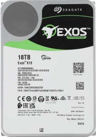Жесткий диск Seagate SATA-III 18Tb ST18000NM000J Server Exos X18 512E...
