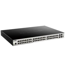 Коммутатор/ Управляемый L2+ стекируемый PoE-коммутатор, 48x1000Base-T