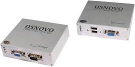 Комплект/ OSNOVO Комплект ( приемник + передатчик) для передачи VGA,...