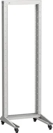 ITK LINEA F Стойка 1-рамная на рол. 24U 600х600мм серая