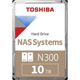 Жесткий диск/ HDD Toshiba N300 NAS SATA3 3.5" 10TB 7200 512Mb 6Gb/s 1 year warranty (replacement WD101EFBX, ST10000VN0008, WD100EAGZ, WD101EFAX, WD100EFGX, WD100EFAX, ST10000VN0004, ST10000NT001)