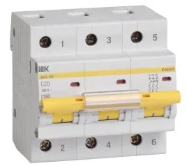 KARAT Авт. выкл. ВА47-100 3P C 20А 10кА IEK