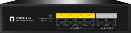 Коммутатор/ Неуправляемый PoE коммутатор Fast Ethernet netis ST106PDI-2-43 , 4...