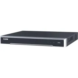 8-ми канальный IP-регистратор c 8-ю PoE интерфейсами, Видеовход: 8 IP@
