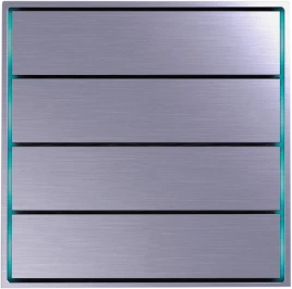 Donel Сенсорный кнопочный модуль KNX, 4 группы, кристально-фиолетовый.