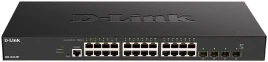 Коммутатор/ DXS-1210-28T Smart L2+ Switch 24x10GBase-T, 4x25GBase-X SFP28, CLI, RJ45...