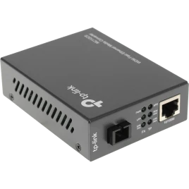 Конвертер/ 10/100Mbps RJ45 to 100Mbps single-mode SC fiber Converter, Full-duplex,Tx:1310nm,...