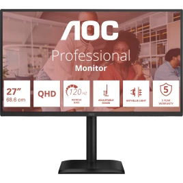 AOC Q27E4U 27 16:9 IPS 2560x1440 120Hz 4ms 350cd 1xHDMI 1xDP 4xUSB 3.2