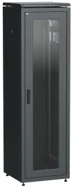 ITK LINEA N 47U 600х600мм стек. пер. дв. чер.