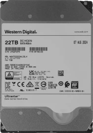 Жесткий диск WD SATA-III 22TB 0F48155 WUH722222ALE6L4 Server Ultrastar DC...