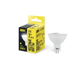 Лампа LED MR16 софит 7Вт 230В 3000К GU5.3