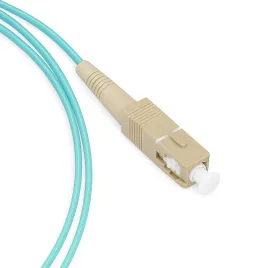 Оптический пигтейл ADVANT ADVOM3-PT03-SCU-LA, тип волокна: ОМ3 50/125. Разъем: SC/UPC, длина: 3, оболочка: LSZH, диаметр: 0.9, цвет: Бирюзовый
