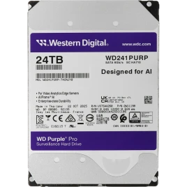 Жесткий диск/ HDD WD SATA3 24Tb Purple Pro 7200 512Mb...