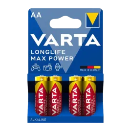 Varta LONGLIFE MAX POWER (MAX TECH) LR6 AA BL4 Alkaline 1.5V