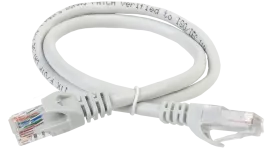 ITK RJ45(m) - RJ45(m) Cat. 6 U/UTP PVC 3м серый