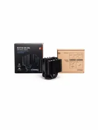Кулер для процессора/ CPU Cooler Noctua NH-D9L chromax.black (88W, 4-pin PWM, 110mm, Al/Cu, 4x6mm, 1x92x92x25mm, 46.44CFM, 22.8dBA, 2000RPM, S: 1851/1700/1200/115X, AM5/AM4, Black)