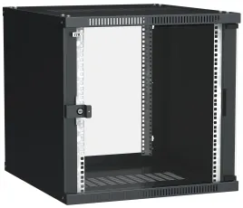 ITK Шкаф LINEA WE 12U 600x450мм дверь стекло черный