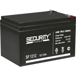 Батарея SECURITY FORCE серия SF, SF 1212, напряжение 12В, емкость 12Ач